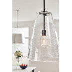 Hinkley Lighting 41047SK Satin Black Medium Pendant Image 8