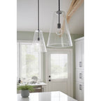 Hinkley Lighting 41047SK Satin Black Medium Pendant Image 7