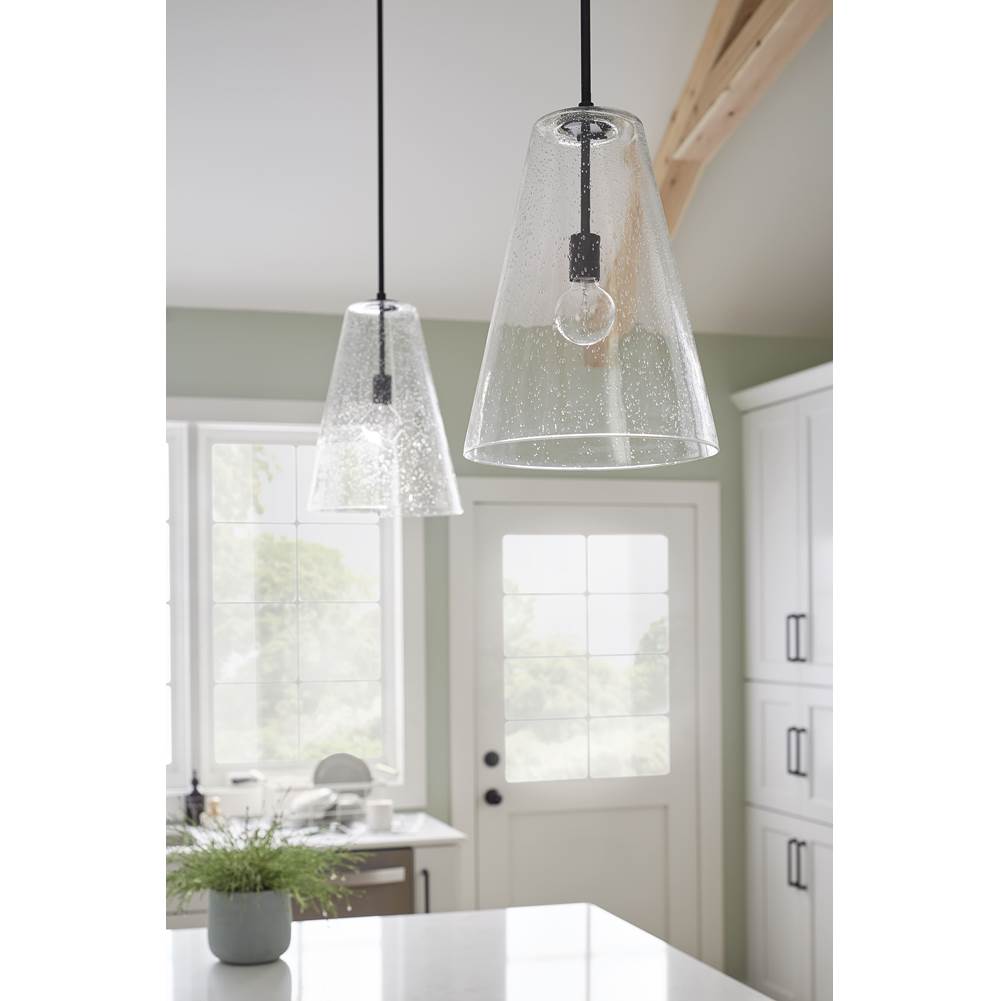 Hinkley Lighting 41047SK Satin Black Medium Pendant Image 7