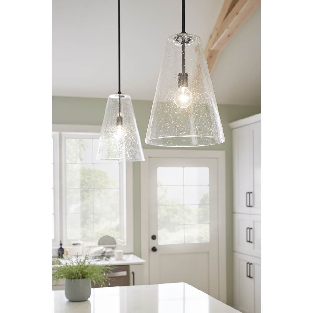 Hinkley Lighting 41047SK Satin Black Medium Pendant Image 6
