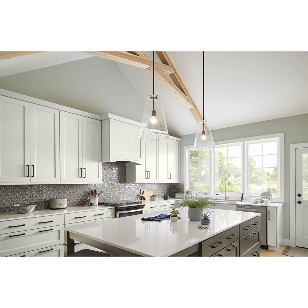 Hinkley Lighting 41047SK Satin Black Medium Pendant Image 4