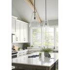Hinkley Lighting 41047SK Satin Black Medium Pendant Image 3