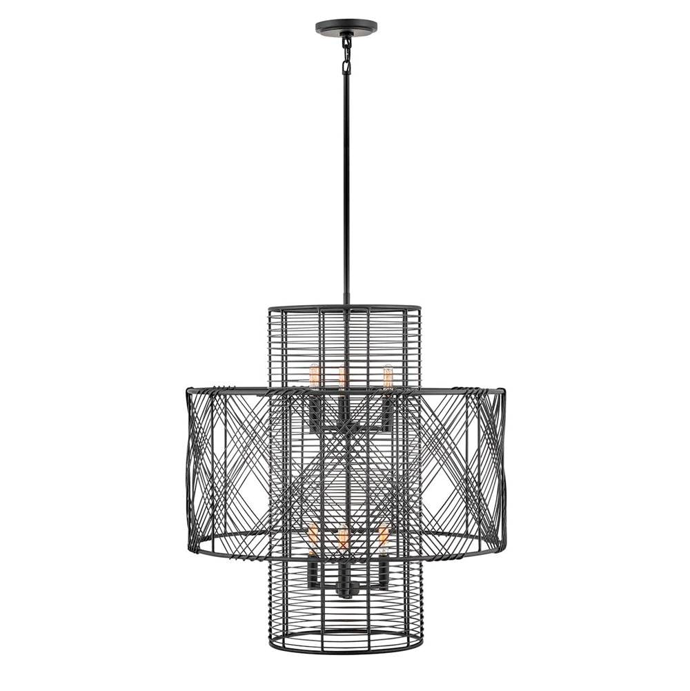Hinkley Lighting 41065BLK Black Medium Multi Tier Image 1