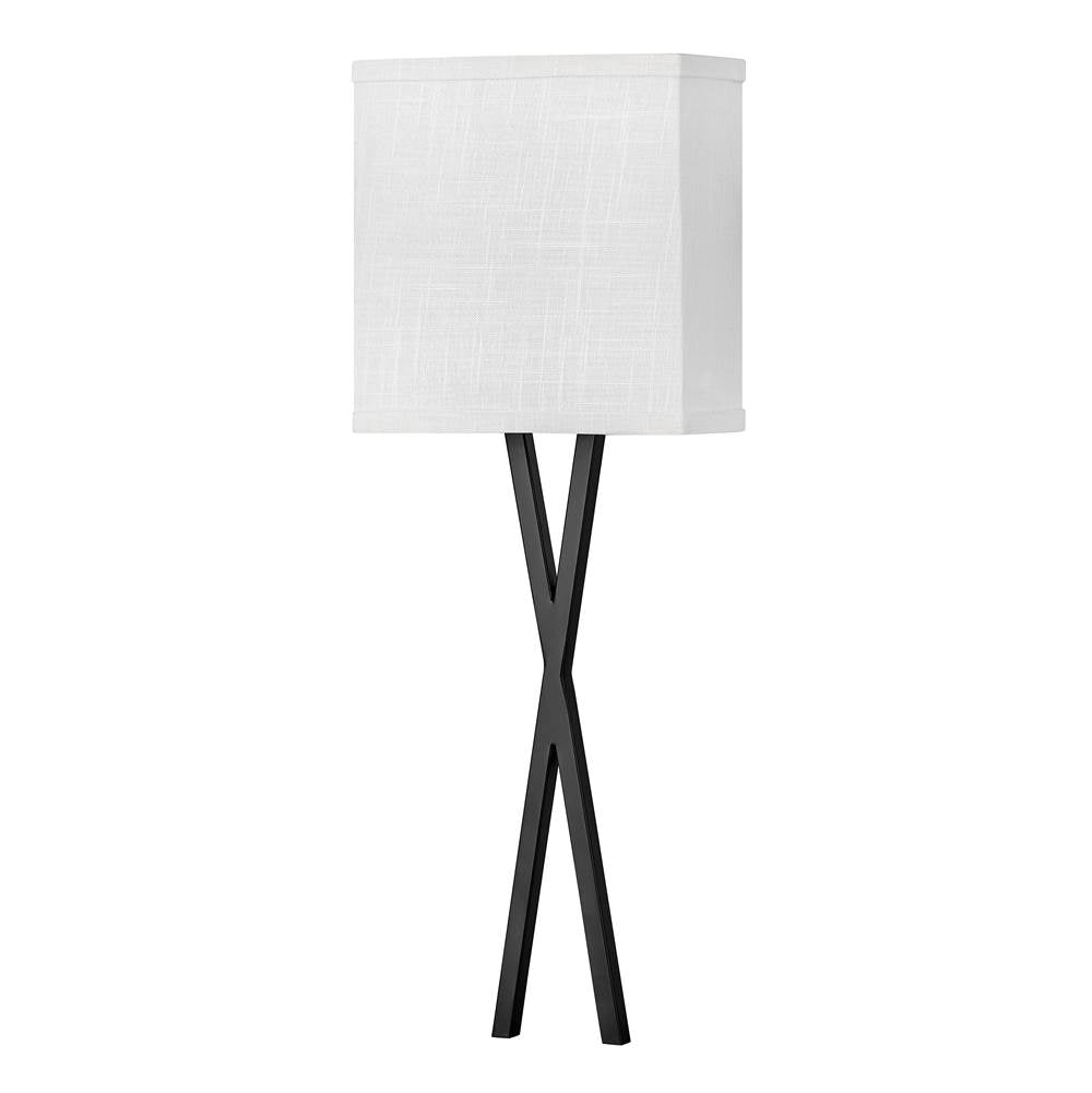 Hinkley Lighting 41102BK Black Single Light Sconce Image 1