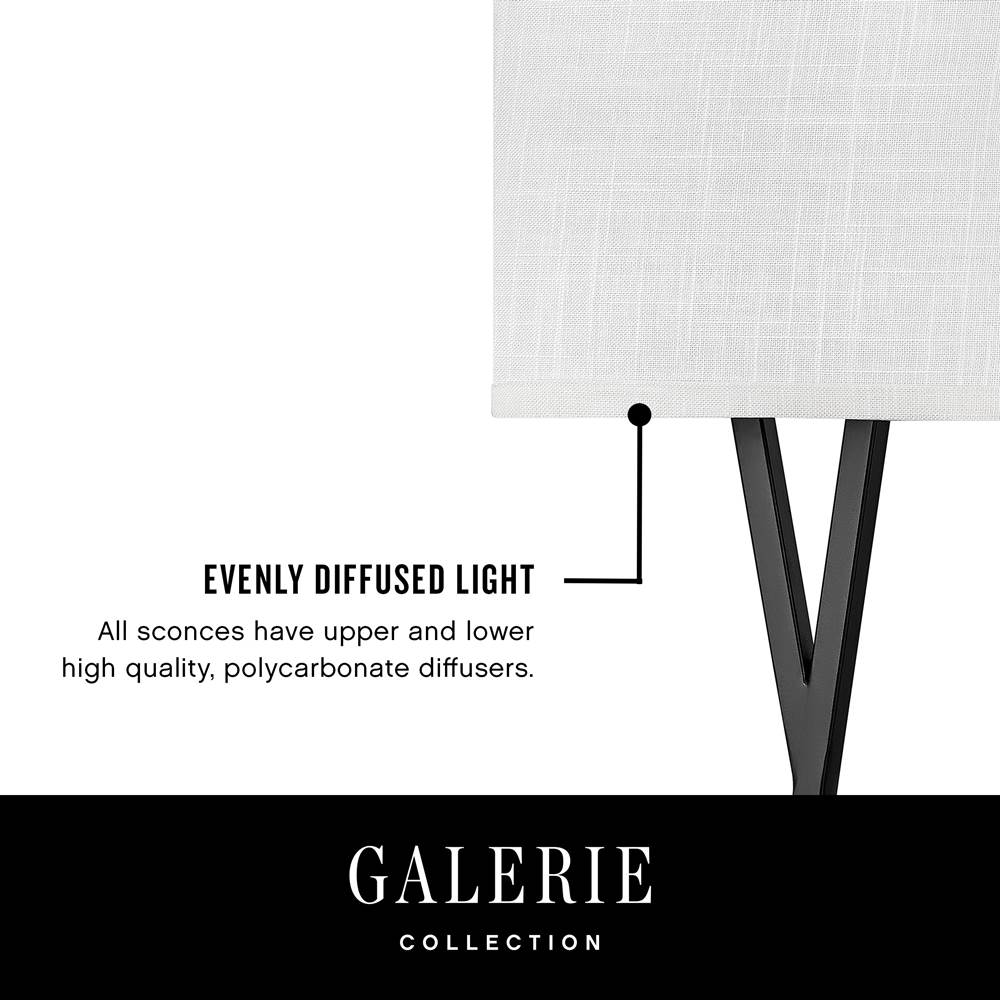 Hinkley Lighting 41102BK Black Single Light Sconce Image 7