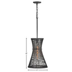 Hinkley Lighting 41267BK Black Medium Pendant Image 4