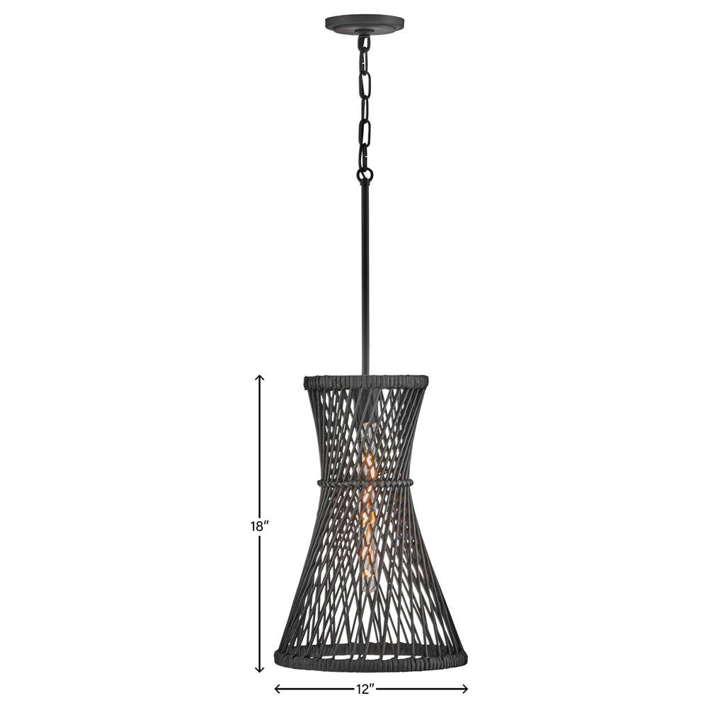 Hinkley Lighting 41267BK Black Medium Pendant Image 4