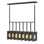 Hinkley Lighting 41315BGR Brushed Graphite Eight Light Linear Image 1