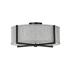 Hinkley Lighting 41707BK Black Medium Semi-flush Mount Image 1