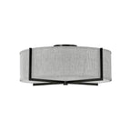 Hinkley Lighting 41709BK Black Large Semi-flush Mount Image 1