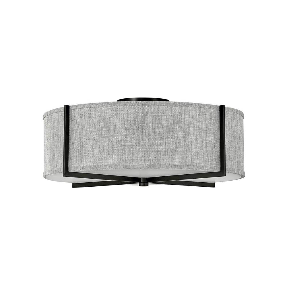 Hinkley Lighting 41709BK Black Large Semi-flush Mount Image 1