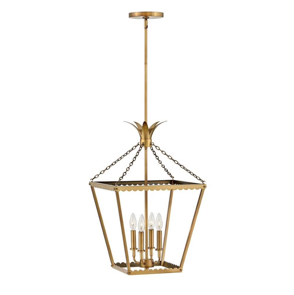 Hinkley Lighting 41925HB Heritage Brass Medium Pendant Image 1