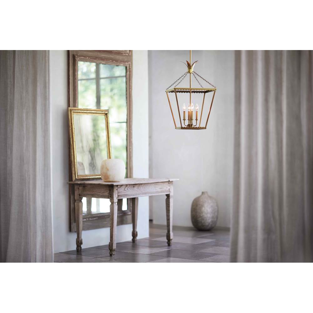 Hinkley Lighting 41925HB Heritage Brass Medium Pendant Image 2
