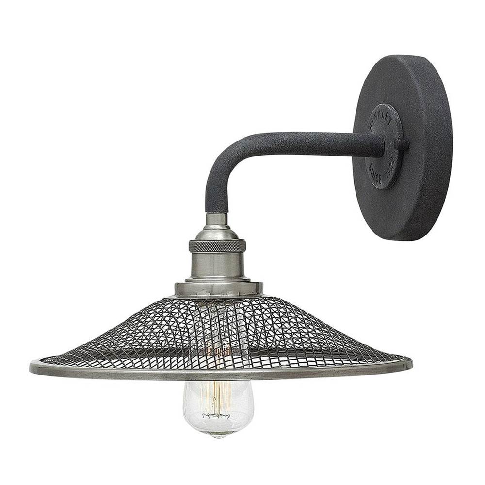 Hinkley Lighting 4360DZ Aged Zinc Single Light Sconce Image 1