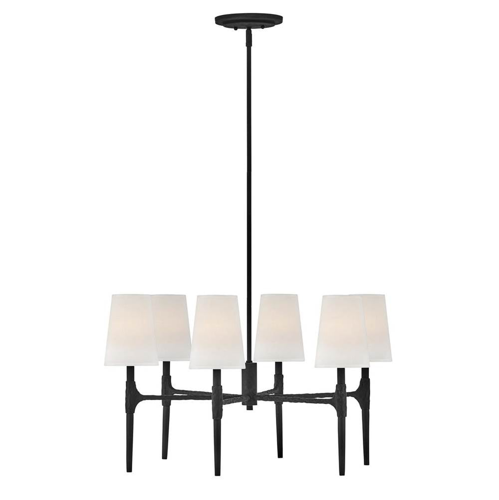 Hinkley Lighting 4466BK Black Medium Single Tier Image 1