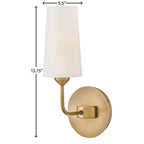 Hinkley Lighting 45000HB Heritage Brass Single Light Sconce Image 2