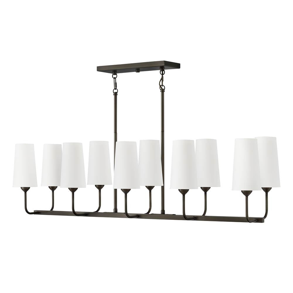 Hinkley Lighting 45005BX Black Oxide Ten Light Linear Image 6