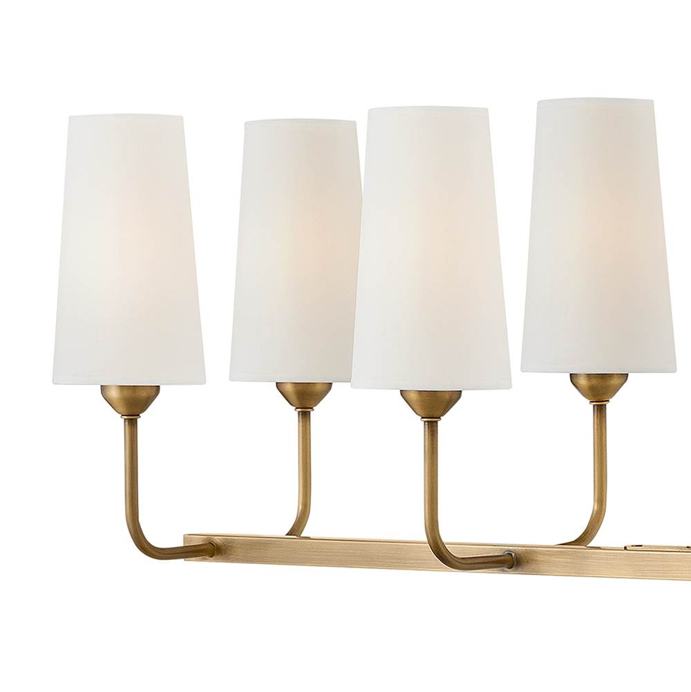 Hinkley Lighting 45005HB Heritage Brass Ten Light Linear Image 5