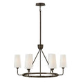 Hinkley Lighting 45006BX Black Oxide Medium Single Tier Pendant Image 1