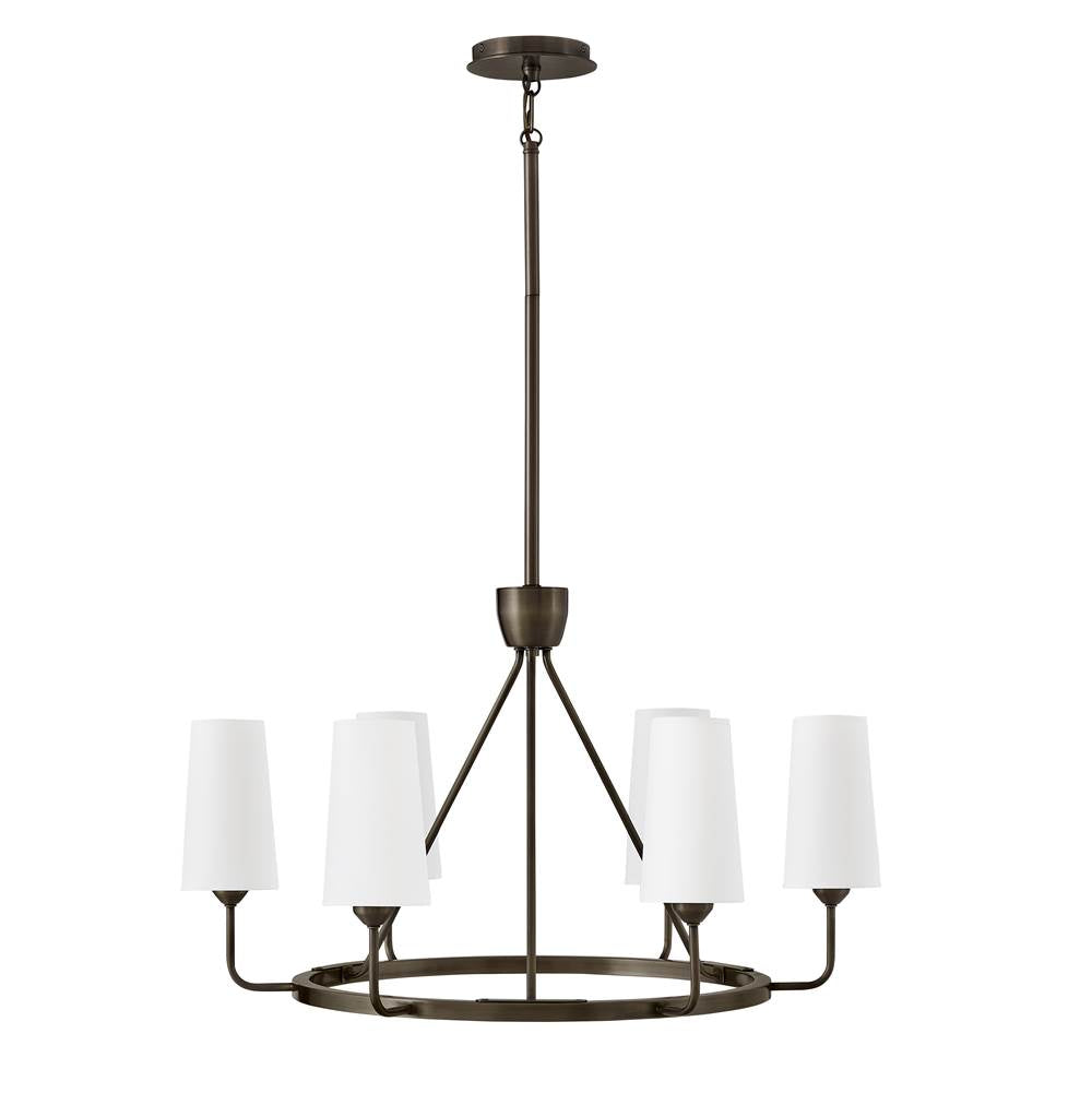 Hinkley Lighting 45006BX Black Oxide Medium Single Tier Pendant Image 7