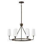 Hinkley Lighting 45006BX Black Oxide Medium Single Tier Pendant Image 7