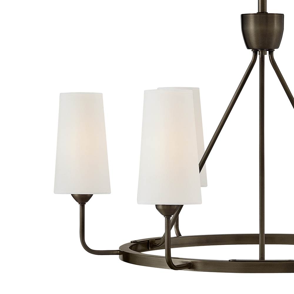 Hinkley Lighting 45006BX Black Oxide Medium Single Tier Pendant Image 5
