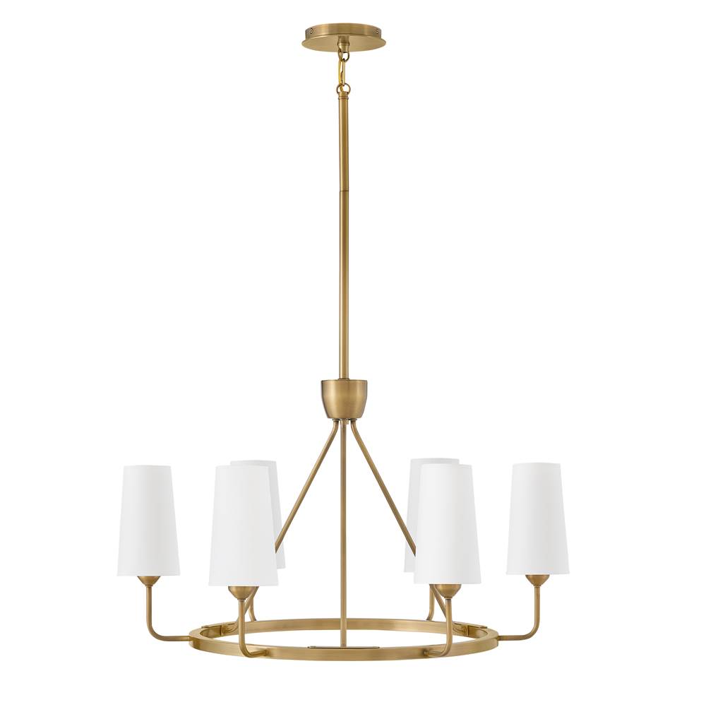 Hinkley Lighting 45006HB Heritage Brass Medium Single Tier Pendant Image 7