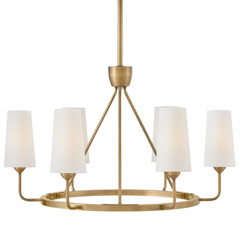 Hinkley Lighting 45006HB Heritage Brass Medium Single Tier Pendant Image 6