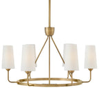 Hinkley Lighting 45006HB Heritage Brass Medium Single Tier Pendant Image 6