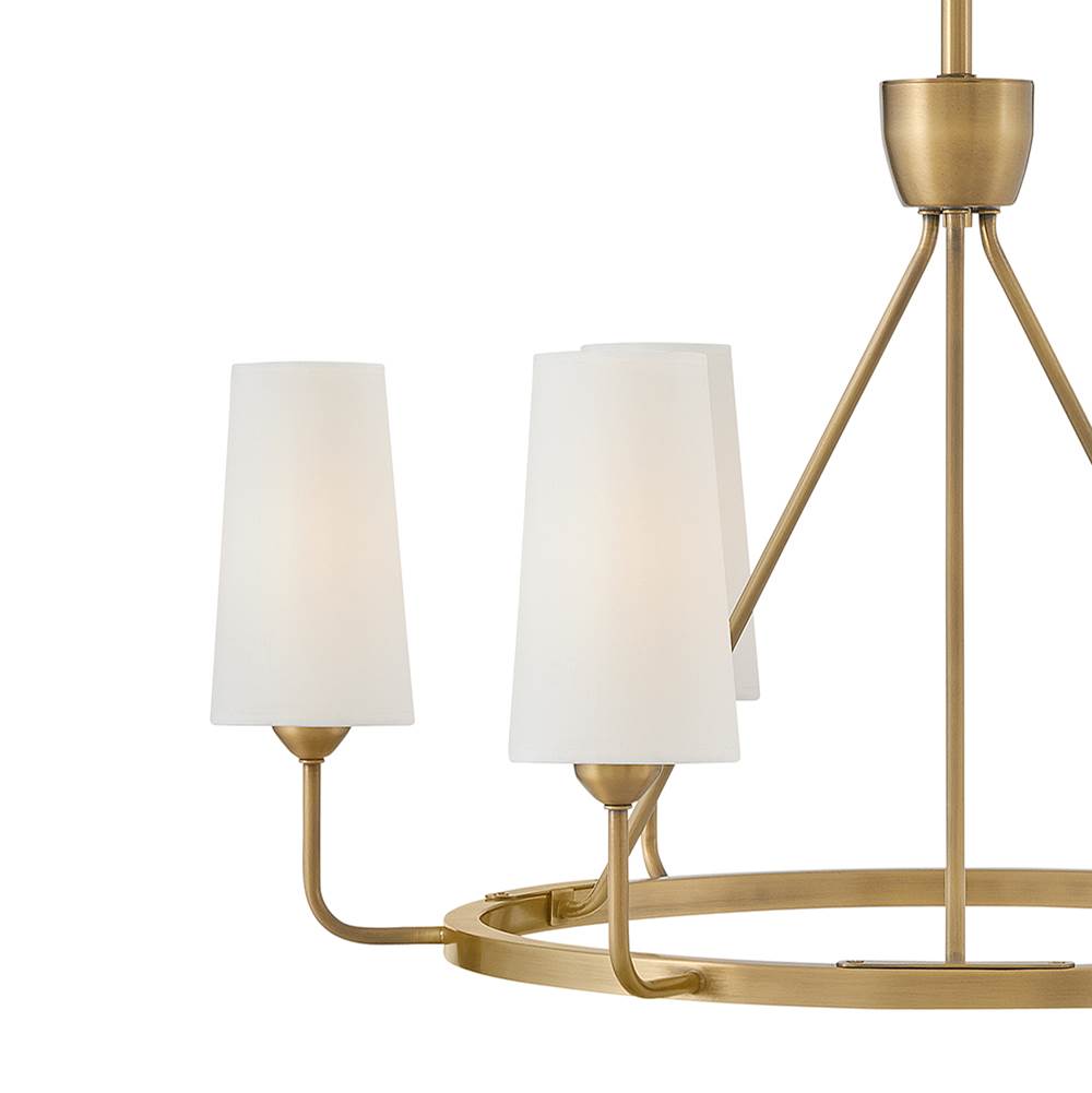 Hinkley Lighting 45006HB Heritage Brass Medium Single Tier Pendant Image 5