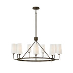Hinkley Lighting 45009BX Black Oxide Medium Single Tier Pendant Image 1