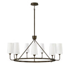 Hinkley Lighting 45009BX Black Oxide Medium Single Tier Pendant Image 7