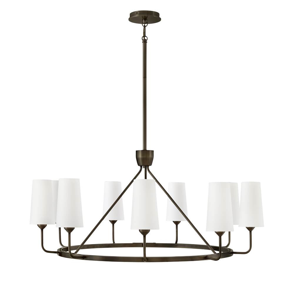 Hinkley Lighting 45009BX Black Oxide Medium Single Tier Pendant Image 7