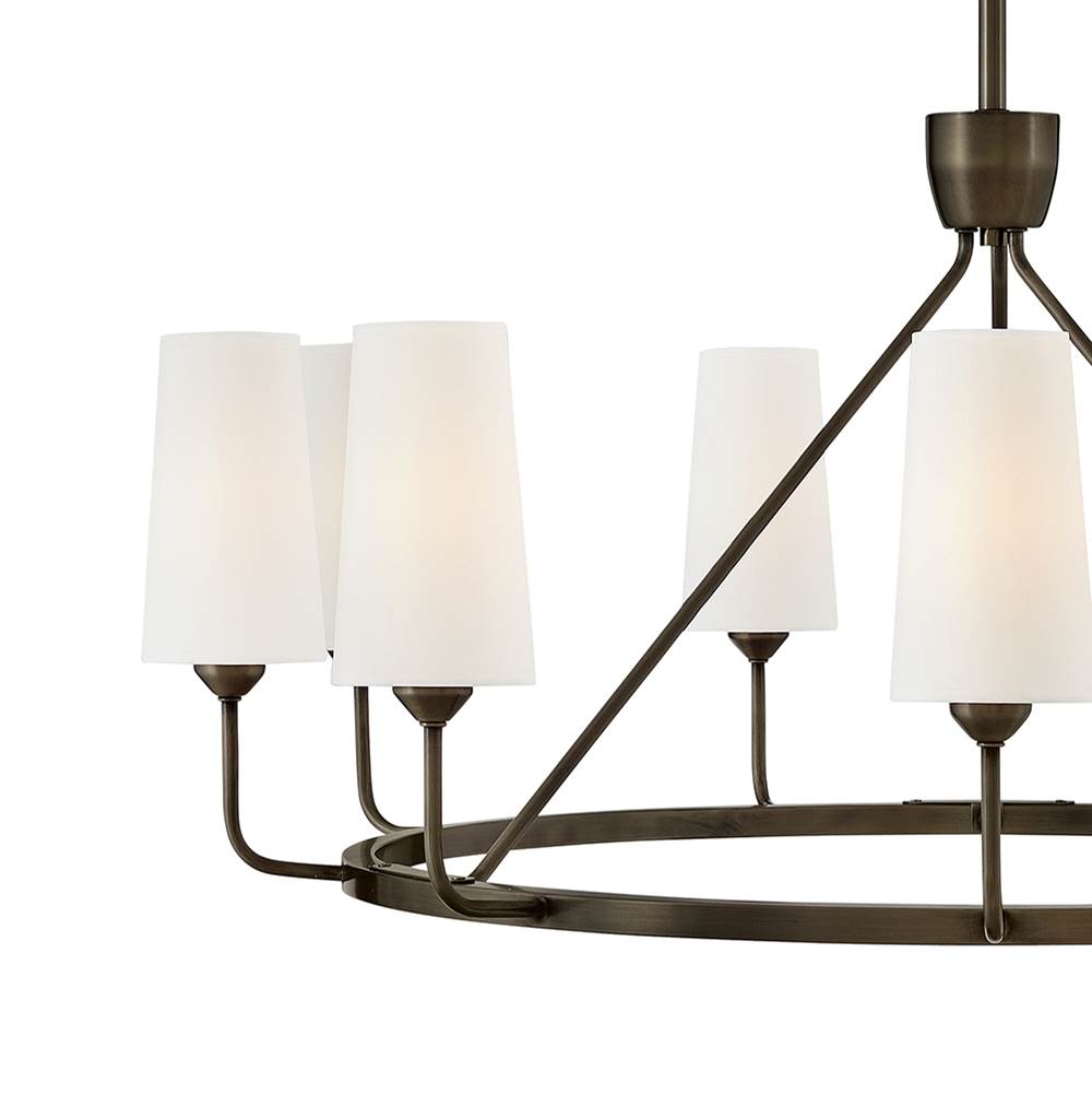Hinkley Lighting 45009BX Black Oxide Medium Single Tier Pendant Image 5
