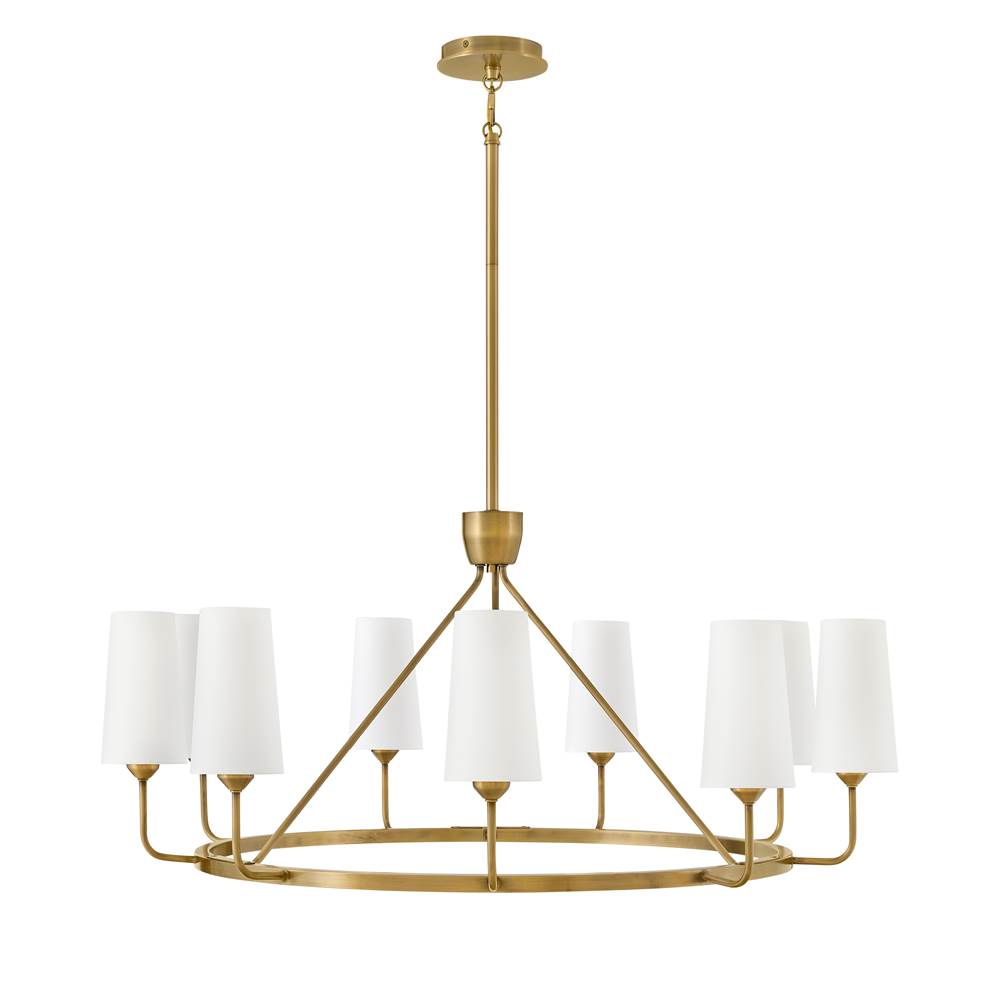 Hinkley Lighting 45009HB Heritage Brass Medium Single Tier Pendant Image 7