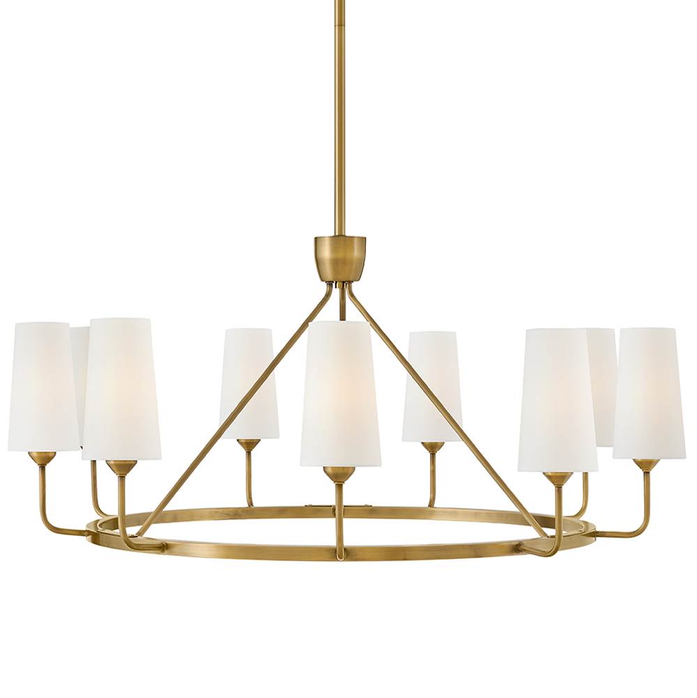 Hinkley Lighting 45009HB Heritage Brass Medium Single Tier Pendant Image 6