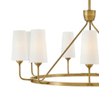 Hinkley Lighting 45009HB Heritage Brass Medium Single Tier Pendant Image 5