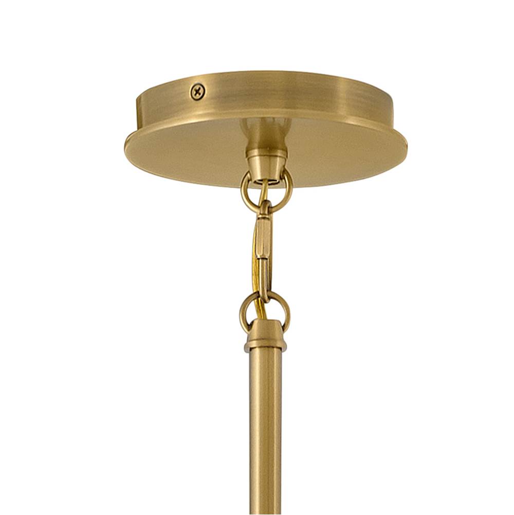 Hinkley Lighting 45009HB Heritage Brass Medium Single Tier Pendant Image 4
