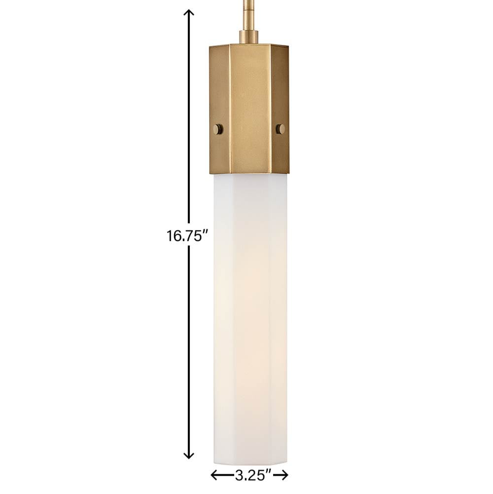 Hinkley Lighting 45037HB Heritage Brass Extra Small Pendant Image 2