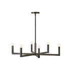 Hinkley Lighting 45048BX Black Oxide Six Light Linear Image 4