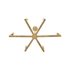Hinkley Lighting 45048HB Heritage Brass Six Light Linear Image 3