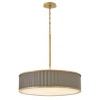 Hinkley Lighting 45055HB Heritage Brass Medium Drum Chandelier Image 1