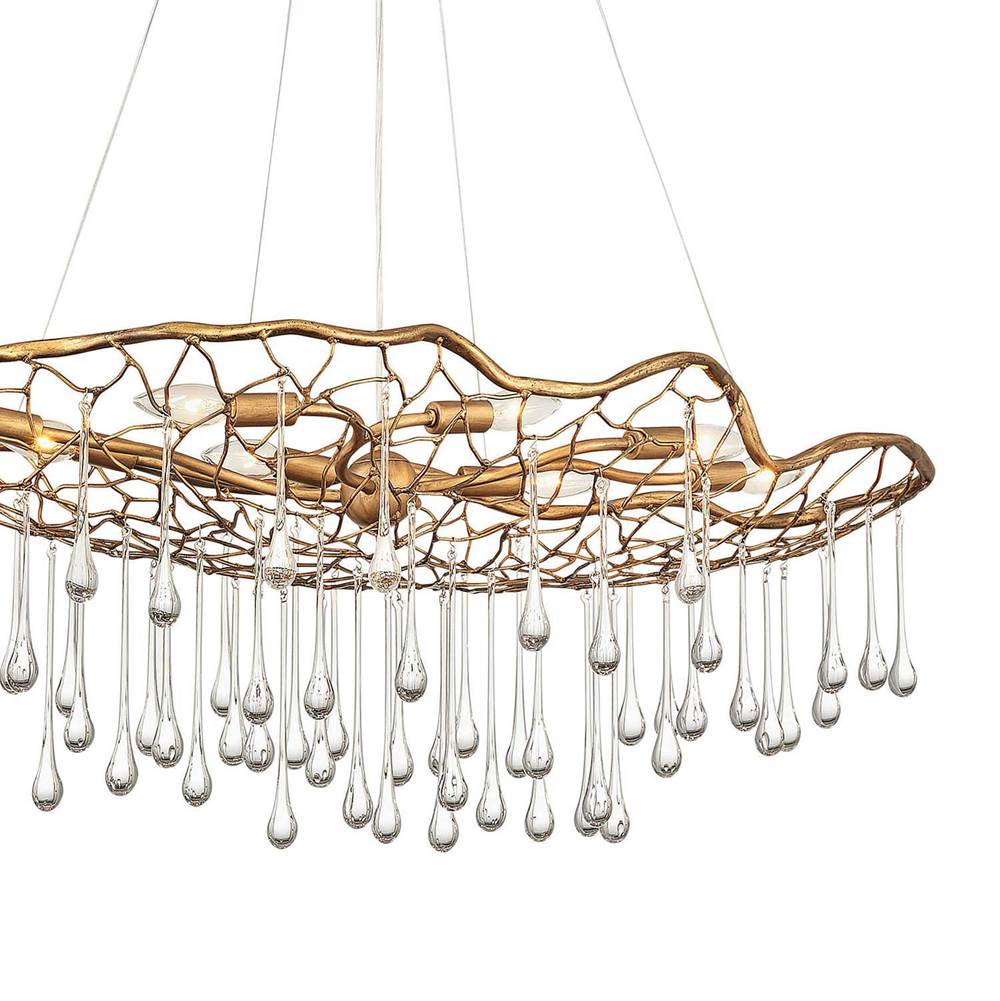 Hinkley Lighting 45308BNG Burnished Gold Eight Light Linear Image 4