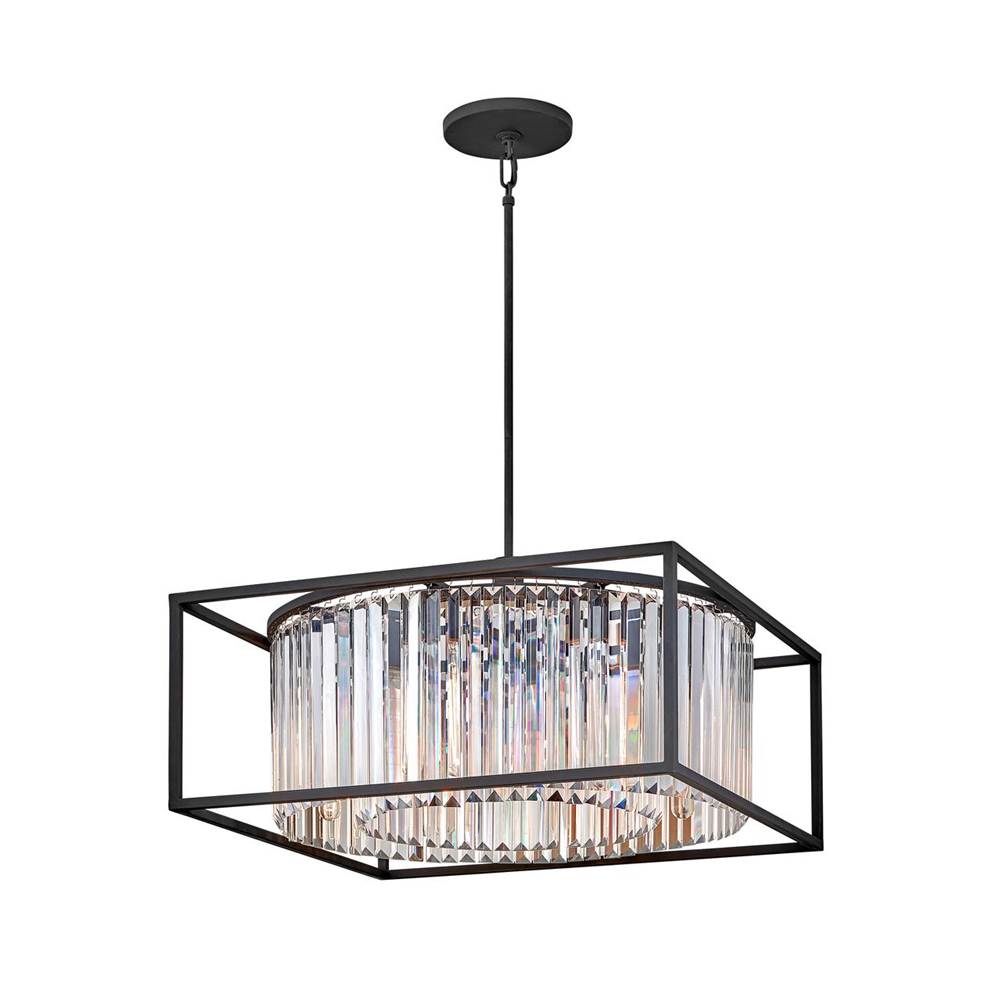 Hinkley Lighting 4555BK Black Medium Convertible Drum Image 1