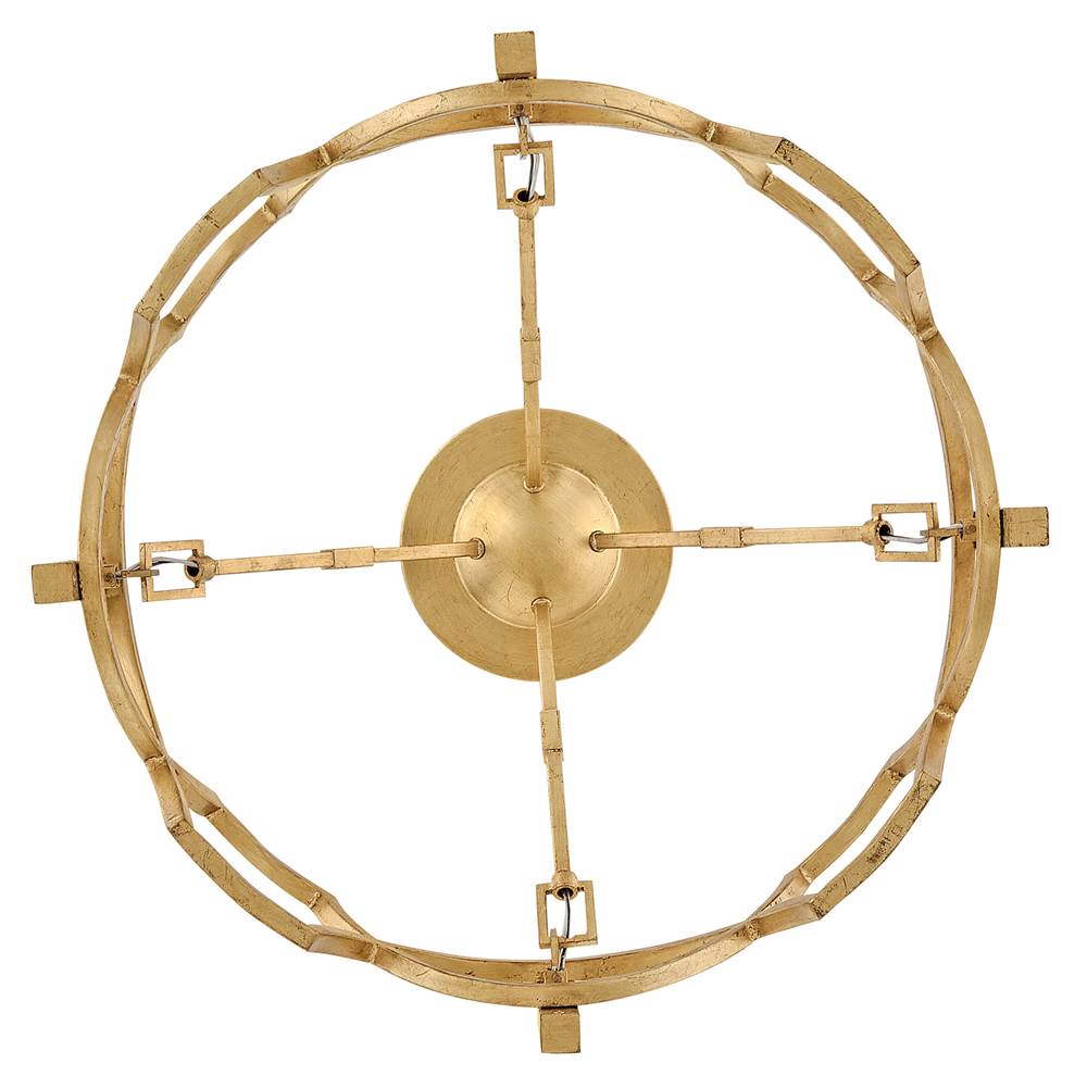 Hinkley Lighting 45783DA Distressed Brass Medium Semi-flush Mount Image 3