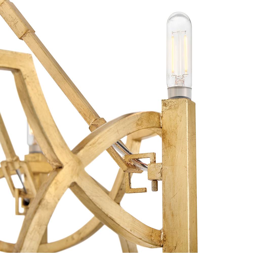 Hinkley Lighting 45783DA Distressed Brass Medium Semi-flush Mount Image 2