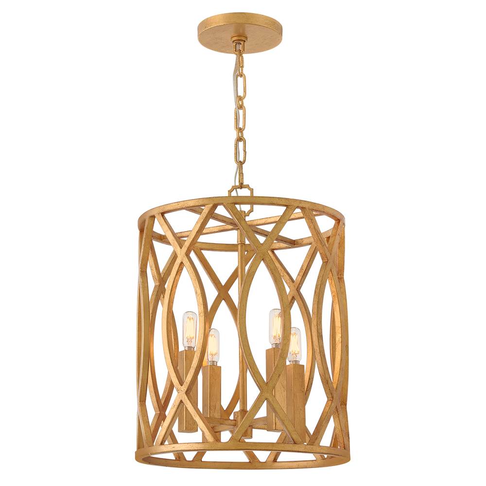 Hinkley Lighting 45787DA Distressed Brass Medium Pendant Image 1