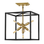 Hinkley Lighting 46313BLK Black,White Small Convertible Pendant Image 3