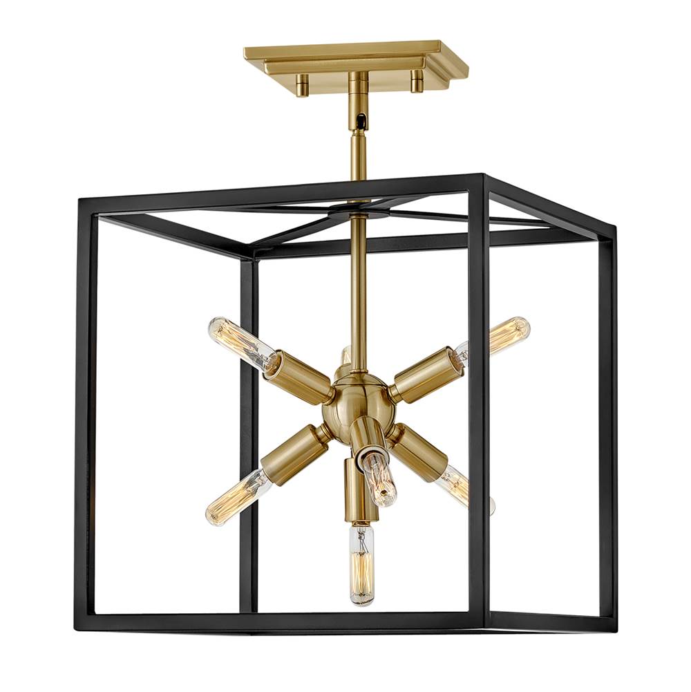 Hinkley Lighting 46313BLK Black,White Small Convertible Pendant Image 3
