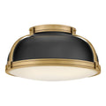 Hinkley Lighting 46353BK-LCB Black Medium Flush Mount Image 1